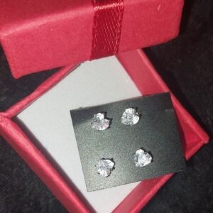 Elegant Silver Stud Earrings